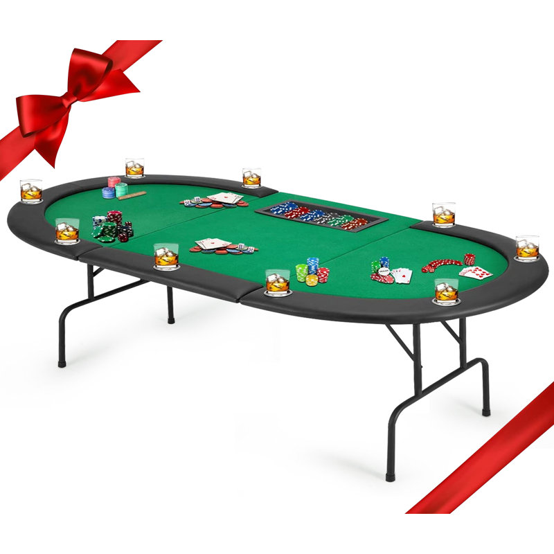 AVAWING 81.5'' 10 - Player Poker Table & Reviews | Wayfair